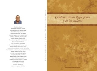 CUADERNO DE LAS REFLEXIONES Y DE LOS RELATOS. Autor: Jacinto Mañas Rincón